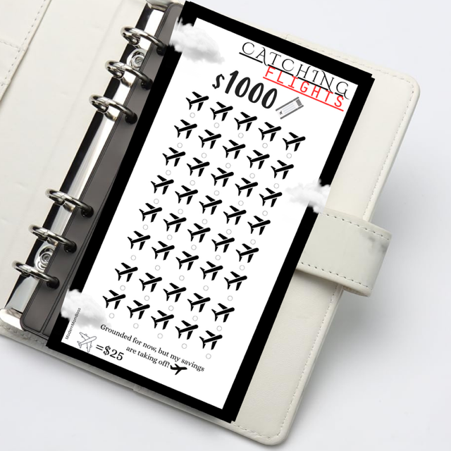 $1000 "Catching Flights" Savings Challenge