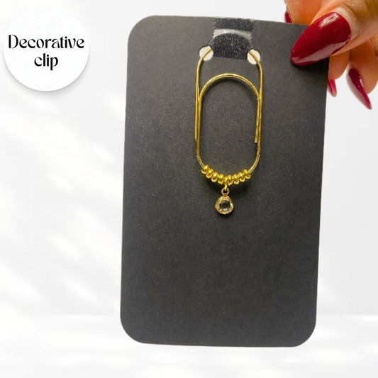 Decorative Binder/ Bookmark Clips