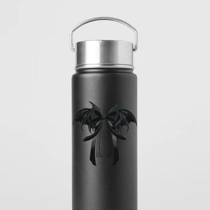 Bat Bow- Transparent vinyl Sticker