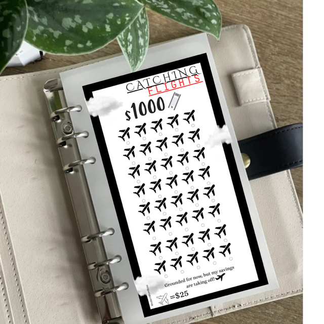 $1000 "Catching Flights" Savings Challenge