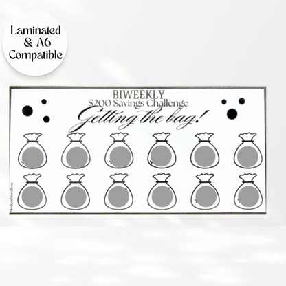 $200 "Getting The Bag" Savings Challenge