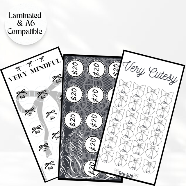 "DEMURE" Savings Challenge Collection