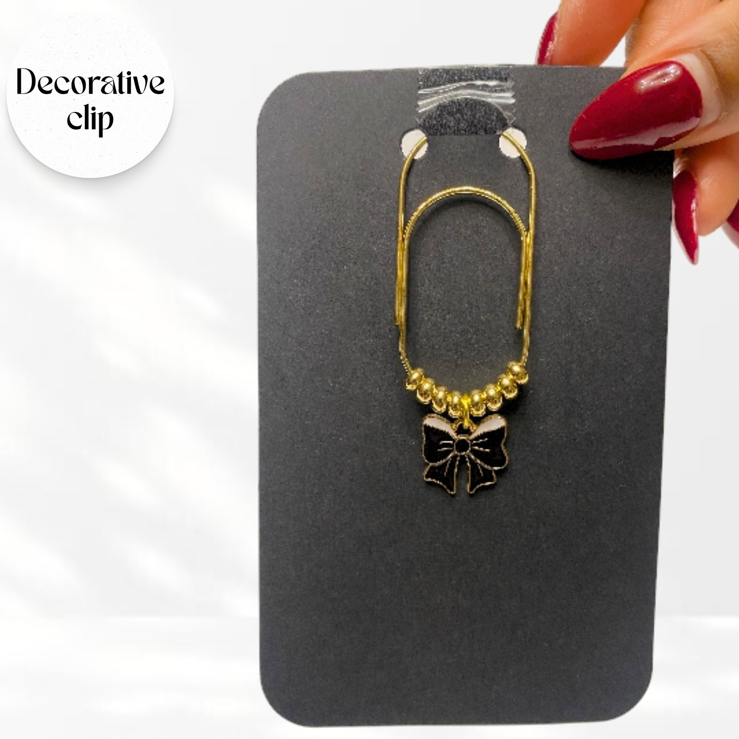 Decorative Binder/ Bookmark Clip