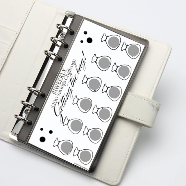 $200 "Getting The Bag" Savings Challenge