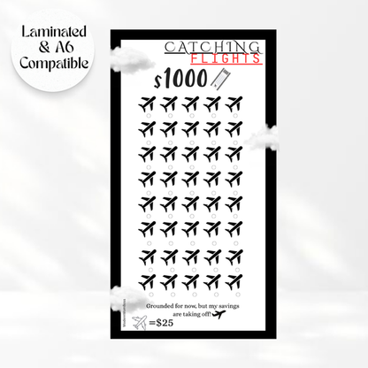 $1000 "Catching Flights" Savings Challenge