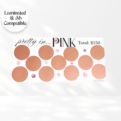 $150 "Pretty in Pink" Savings Challenge- Scratch Off