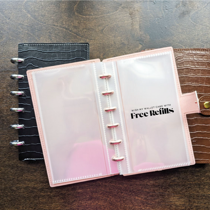 "Free Refills" -Transparent Vinyl  Edge Sticker