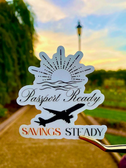 Passport Ready- Transparent Vinyl Sticker
