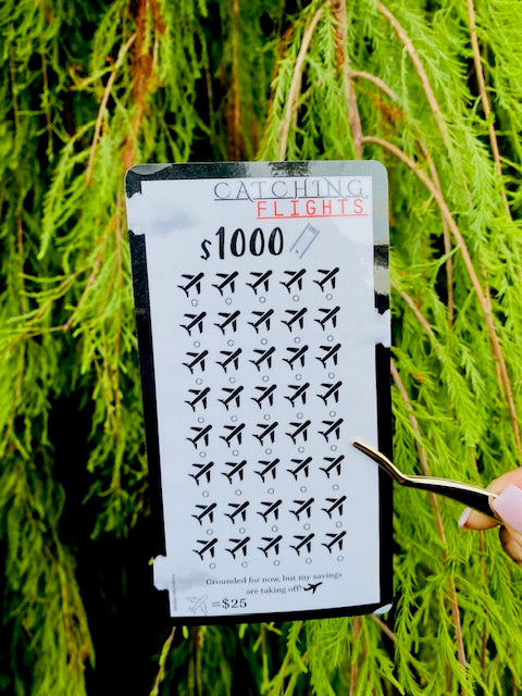 $1000 "Catching Flights" Savings Challenge
