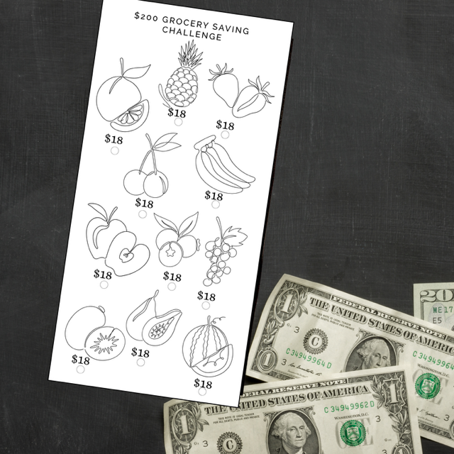 $200 "Mini" Grocery Savings Challenge