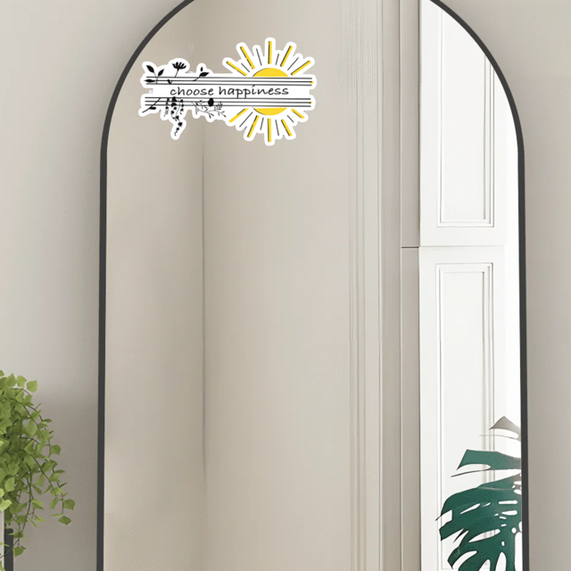 Choose Happiness- Large Solid Vinyl Sticker