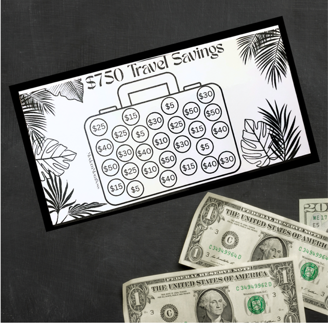 $750 "Vacation" Savings challenge