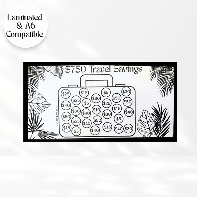 $750 "Vacation" Savings challenge