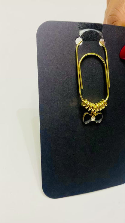 Decorative Mini Bow Binder/ Bookmark Clip